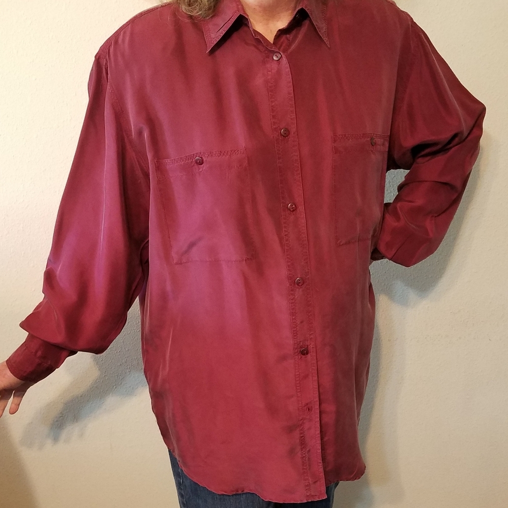 Who's There Silk Shirt